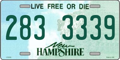 NH license plate 2833339