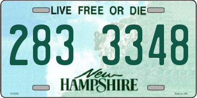 NH license plate 2833348