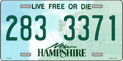 NH license plate 2833371