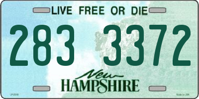 NH license plate 2833372