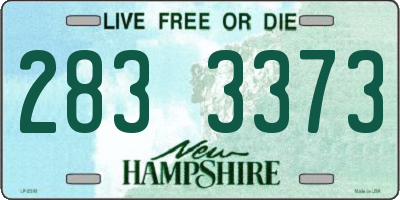 NH license plate 2833373