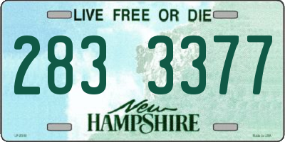 NH license plate 2833377