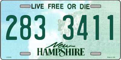 NH license plate 2833411