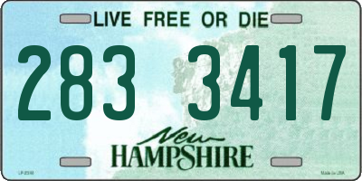 NH license plate 2833417