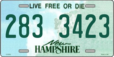 NH license plate 2833423
