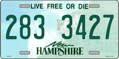 NH license plate 2833427