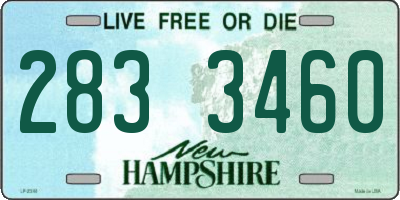 NH license plate 2833460