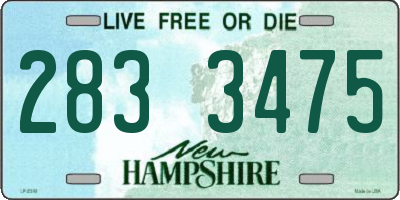 NH license plate 2833475
