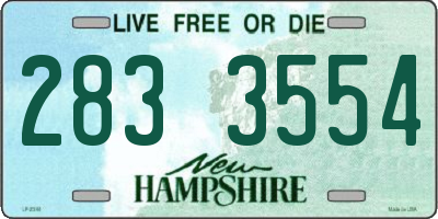 NH license plate 2833554