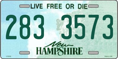 NH license plate 2833573