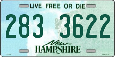 NH license plate 2833622