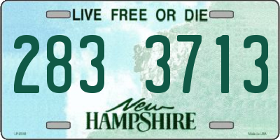 NH license plate 2833713