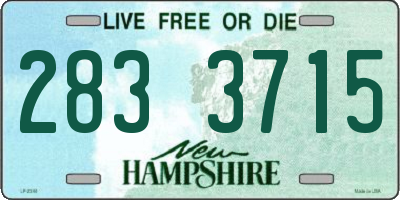 NH license plate 2833715