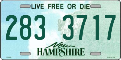 NH license plate 2833717