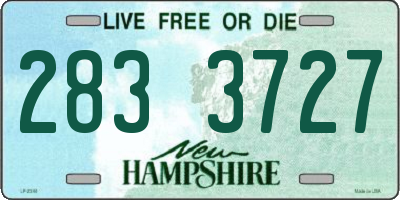 NH license plate 2833727