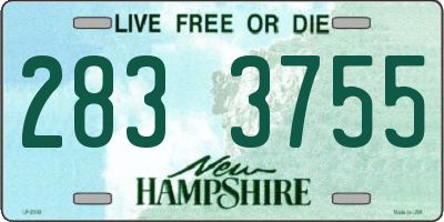 NH license plate 2833755