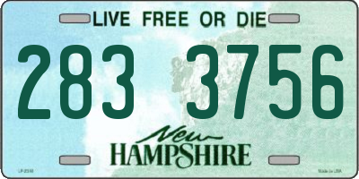 NH license plate 2833756
