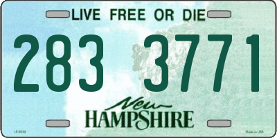 NH license plate 2833771