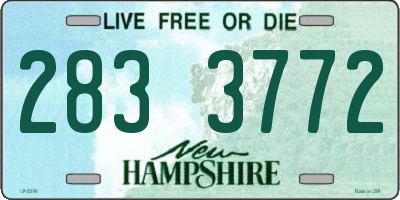 NH license plate 2833772