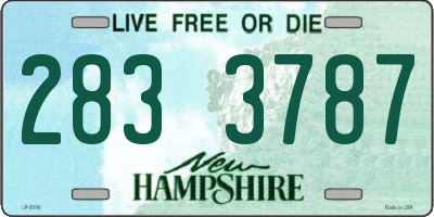 NH license plate 2833787