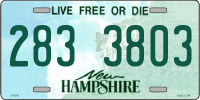 NH license plate 2833803