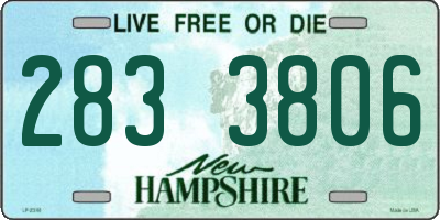 NH license plate 2833806