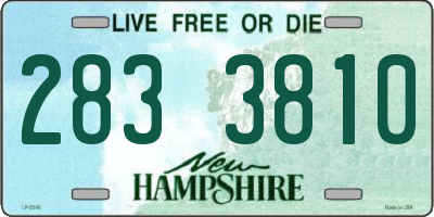 NH license plate 2833810