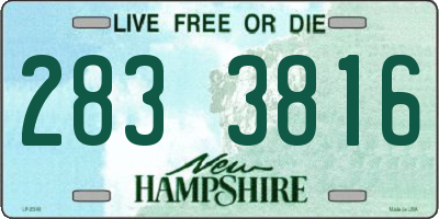 NH license plate 2833816