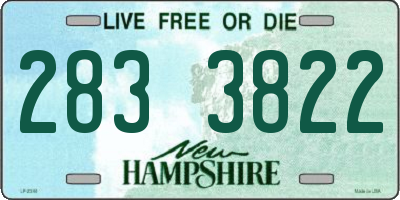 NH license plate 2833822
