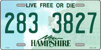 NH license plate 2833827
