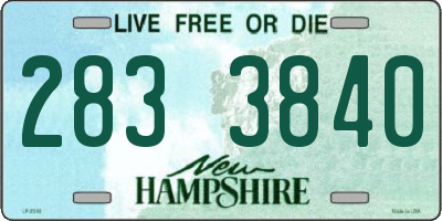 NH license plate 2833840