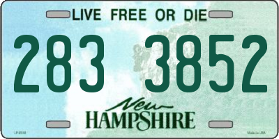 NH license plate 2833852