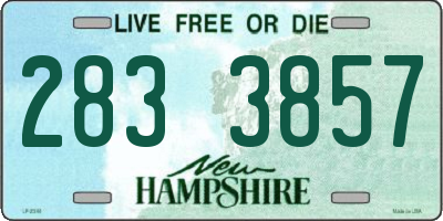 NH license plate 2833857