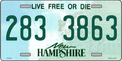 NH license plate 2833863