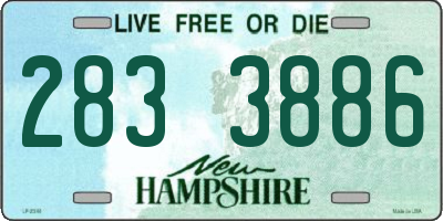 NH license plate 2833886