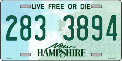 NH license plate 2833894