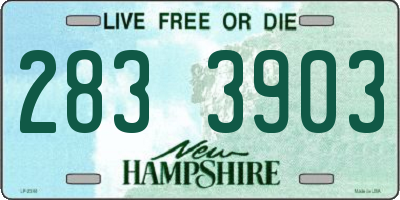 NH license plate 2833903