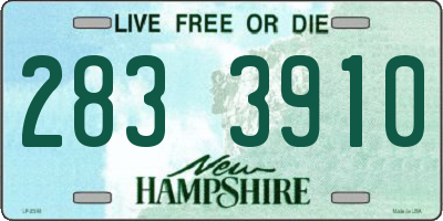 NH license plate 2833910