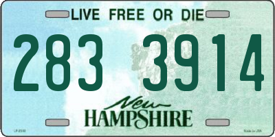 NH license plate 2833914