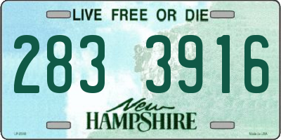 NH license plate 2833916