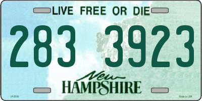 NH license plate 2833923