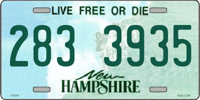 NH license plate 2833935