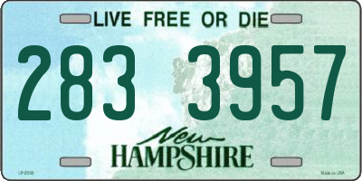 NH license plate 2833957