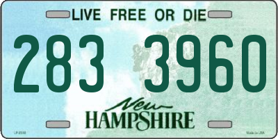 NH license plate 2833960