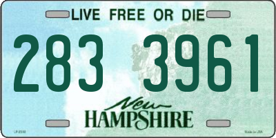NH license plate 2833961