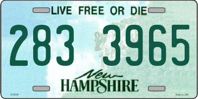 NH license plate 2833965