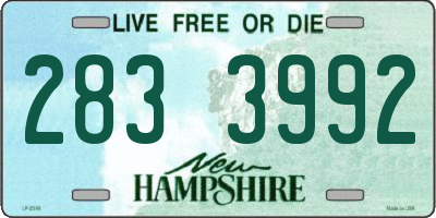 NH license plate 2833992