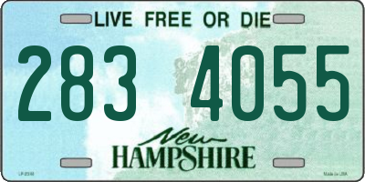 NH license plate 2834055