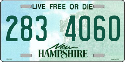 NH license plate 2834060