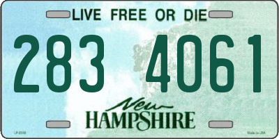 NH license plate 2834061